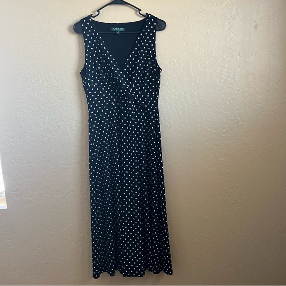 Lauren Ralph Lauren Polka Dot Dress - Size 8 - Picture 1 of 4
